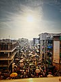 Sunset view of Makola Market by Sunkanmi12
