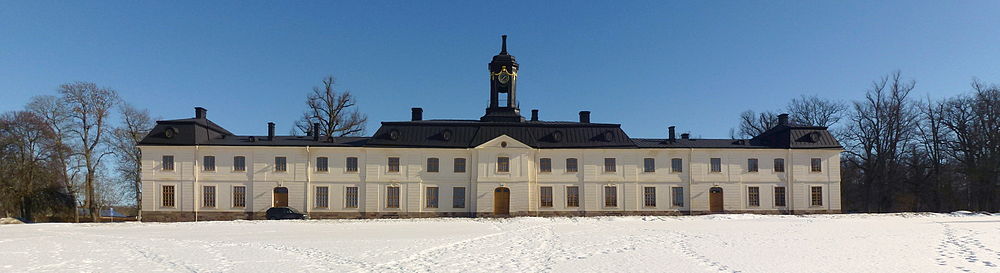Svartsjö slotte, afhøvlet mod nordvest i marts 2013.
