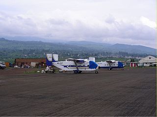 <span class="mw-page-title-main">Kavumu Airport</span> Airport in Kavumu, Kabare Territory
