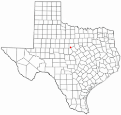 Location of Rising Star, Texas