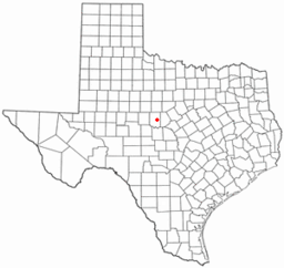 Santa Annas beliggenhed i Texas