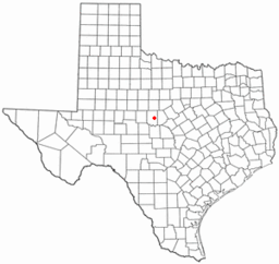 Santa Annas läge i Texas