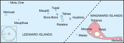 Ligging of Tahiti