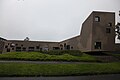 English: The new house for The Norwegian Meteorological Institute. The house is mainly for the computing centre with canteen and meeting rooms above. The name of the house Tallhall means number hall.