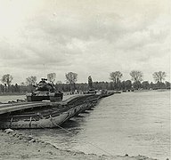 Tanks crossing Rhine near Wesel March 1945.jpg