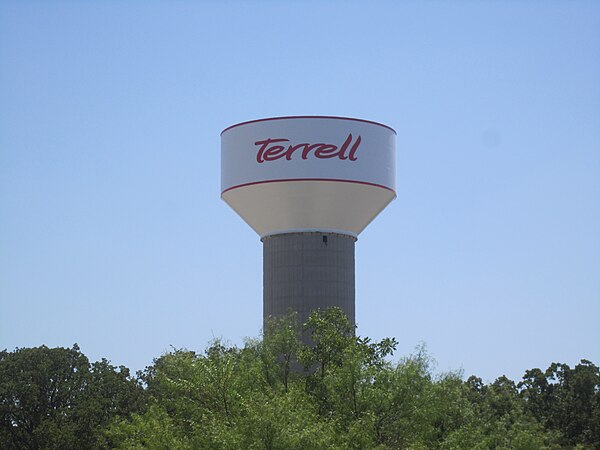 Terrell water tower
