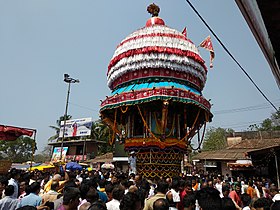 ರಥೋತ್ಸವದ ಪ್ರಧಾನ ಆಕರ್ಷಣೆ - ಆಲಂಕೃತ ರಥ, ಮುಂಡ್ಕೂರು