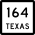 Markierung des State Highway 164