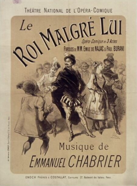 Poster for the premiere by Jules Chéret