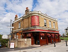 The Angel, a 19th-century pub in Rotherhithe now Grade II listed