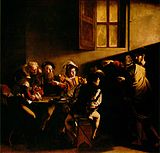 A vocación de San Mateo, de Caravaggio (1601)