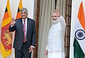 The Prime Minister, Shri Narendra Modi meeting the Prime Minister of the Democratic Socialist Republic of Sri Lanka, Mr. Ranil Wickremesinghe, at Hyderabad House, in New Delhi on September 15, 2015 (1).jpg