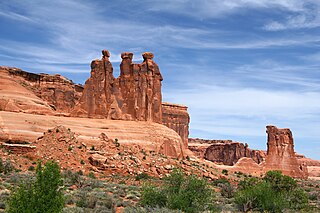 <span class="mw-page-title-main">Three Gossips</span> Natural rock formation in Utah, US