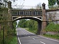 Stretton Aqueduct, Shropshire Union Canal/A5 road,near Brewood, Staffordshire, England (1832)