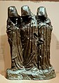 Three Holy Women at the Tomb, by George Minne, Belgian, 1896, plaster painted to resemble bronze - Middlebury College Museum of Art - Middlebury, VT - DSC08120.jpg