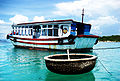 Special boat in Vietnam, as seen in Nha Trang