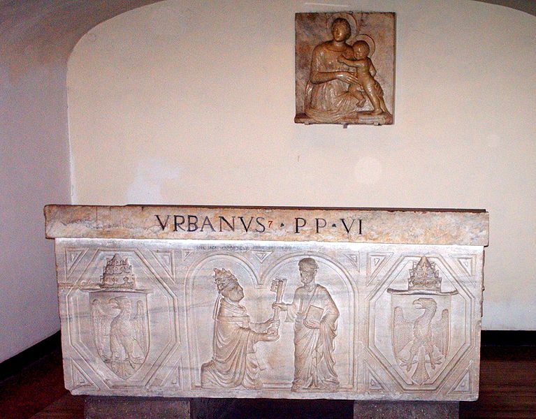File:Tomb of pope Urbanus VI.jpg