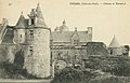 Le château de Kermerzit vers 1910 (carte postale).