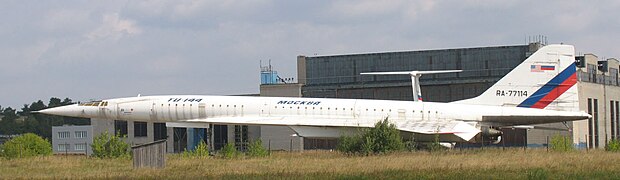Ту-144 в Жуковском (№ 77114)