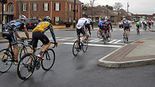 Cyclist completing the weekly 42 mile ''Tucker Ride.'' Tucker Ride.jpg