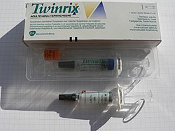 Twinrix - combined hepatitis A and B vaccine for age over 16 years
