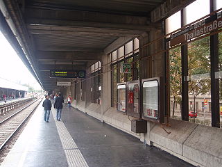 <span class="mw-page-title-main">Thaliastraße station</span> Vienna U-Bahn station
