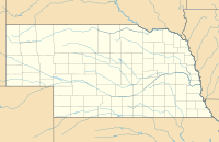Lagekarte von Nebraska in den USA