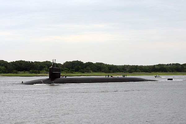 USS West Virginia, an Ohio-class nuclear-powered submarine