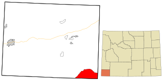 <span class="mw-page-title-main">Lonetree, Wyoming</span> Census-designated place in Uinta County, Wyoming, United States