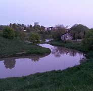 Embouchure de la rivière Vähäjoki à Koroinen.