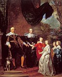 Van Dyck - Portrait of Jan VIII 'the Younger', count of Nassau-Siegen with his family, 1634 gedateerd.jpg