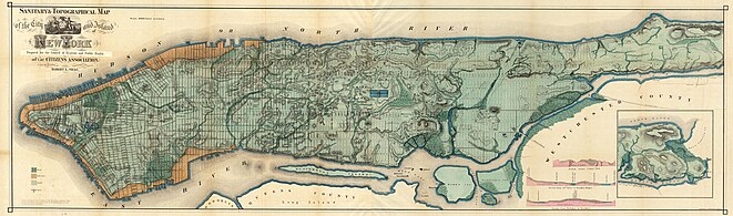 evolución Histórica Del Plano De Manhattan