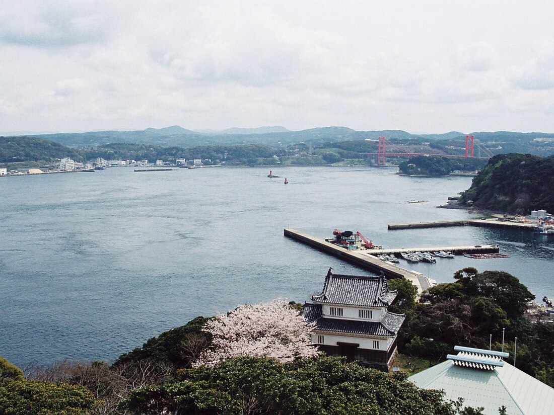 File:View of Hirado Strait from Hirado castle Nagasaki,JAPAN.jpg