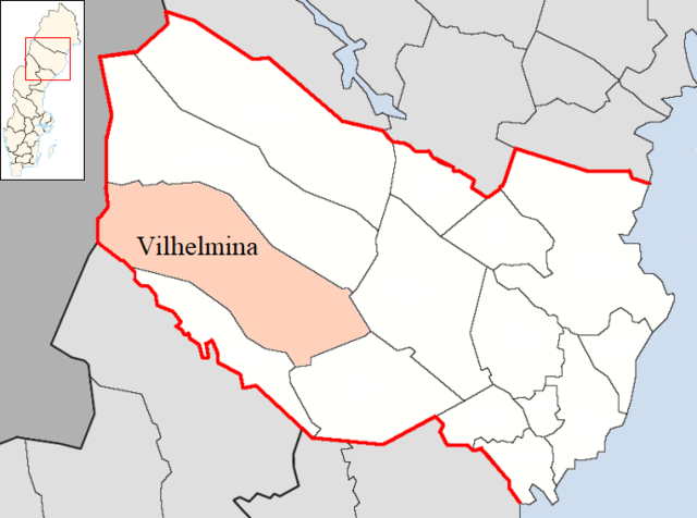 Вильхельмина на карте