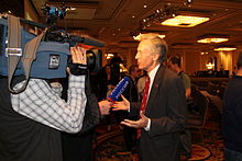 Goode speaks to the media. Virgil speaks to Russia Today. (8120732384).jpg