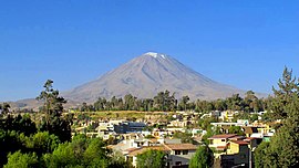 Arequipa mit dem Vulkan Misti