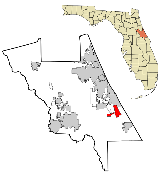 File:Volusia County Florida Incorporated and Unincorporated areas Edgewater Highlighted.svg