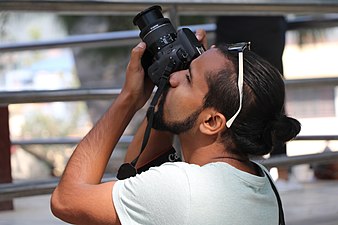 Wikipedian at Photowalk WLM 2018 Nepal.