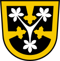 Schildbord im Wappen von Küllstedt