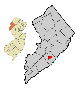 Warren County New Jersey Incorporated and Unincorporated areas Washington Highlighted.svg