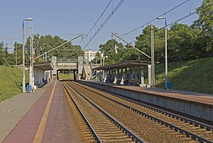 Warszawa Żwirki i Wigury railway station