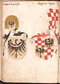 CoAs of Duke of Legnica from Wernigeroder Armorial (ca. 1475–1500)