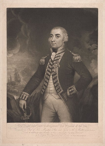 File:William Say - The Right Hon'ble Lord Collingwood, Vice Admiral of the Red, Commander in Chief of His Majesty's - B1990.22.6 - Yale Center for British Art.jpg