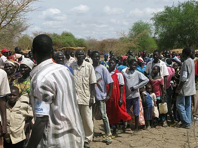 UNHCR helping refugees in South Sudan, unknown photographer, 2012