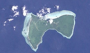 NASA satellite image from Wuvulu