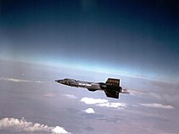 The X-15-3 in flight