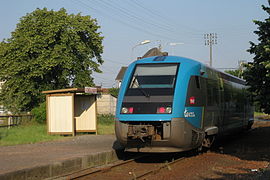 ATER en gare de La Chaize-le-Vicomte (2009)