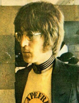 John Lennon (pictured in 1972) performed the song with Elton John and his band in 1974