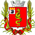 Escudo de armas del distrito de Zmiev y Zmiev en 1863–1888