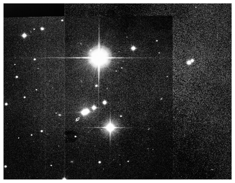 File:"Toutatis" observed with the ESO New Technology Telescope (eso9301a).tif